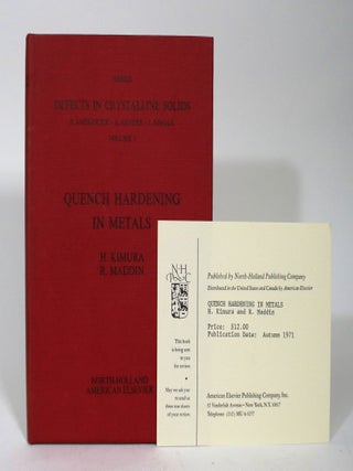 Item #016052 Quench Hardening in Metals. H. Kimura, R. Maddin