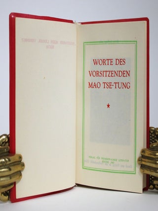Worte Des Vorsitzenden Mao Tse-Tung