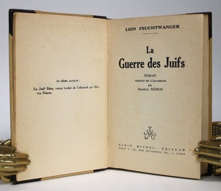 Item #016900 La Guerre des Juifs. Lion Feuchtwanger, Maurice Remon