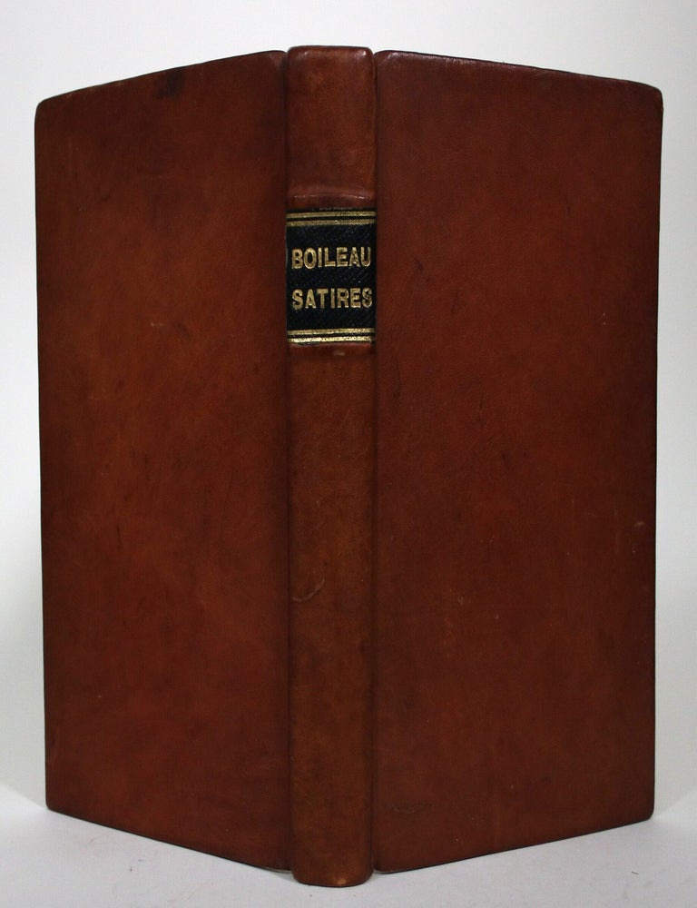 Item #017016 Satires. Nicolas Boileau-Despreaux, Charles H. Boudhors.