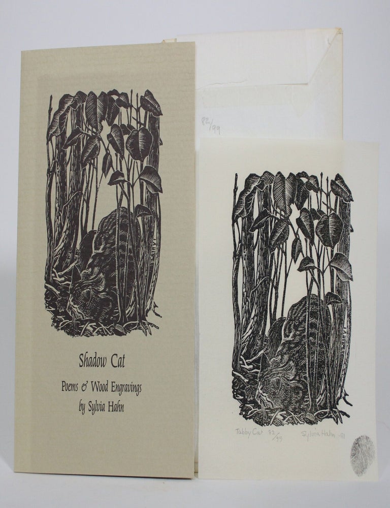 Item #017410 Shadow Cat: Poems & Wood Engravings. Sylvia Hahn.