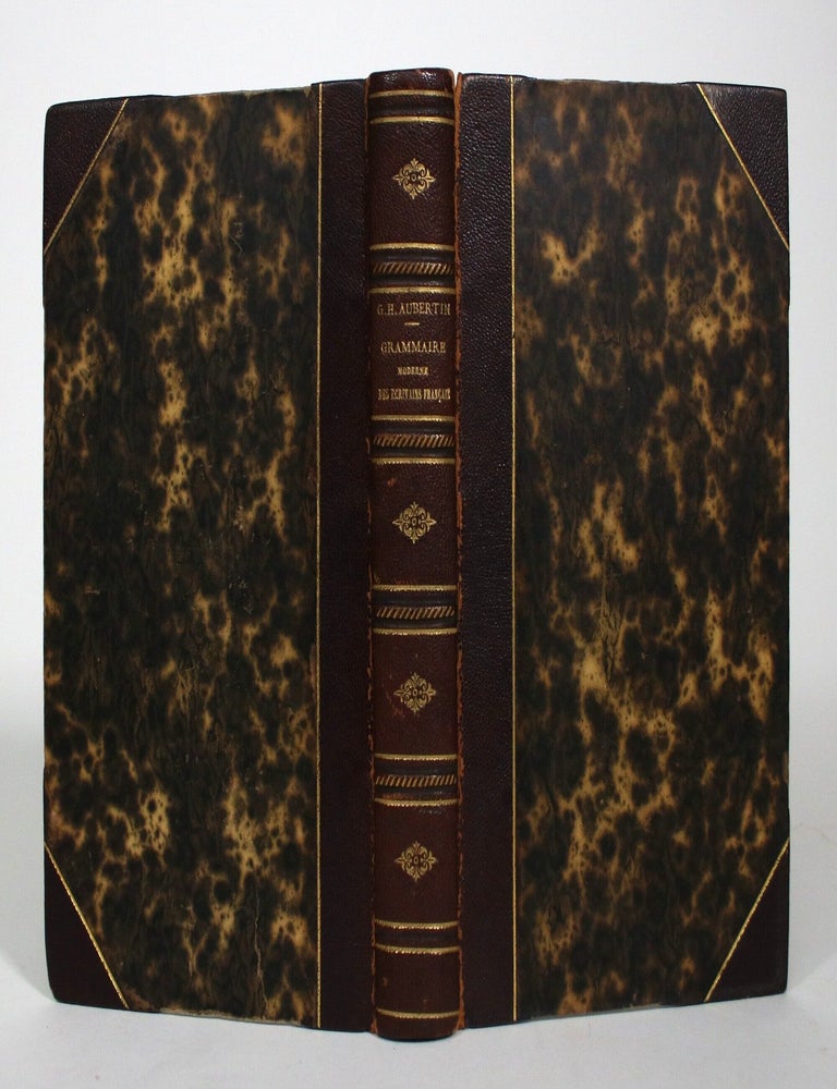 Item #017446 Grammaire Moderne Des Ecrivains Francais. G. H Aubertain.