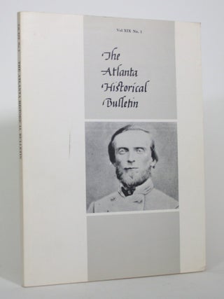 Item #017509 The Atlanta Historical Bulletin, Vol. XIX, No. 1. Jane Bonner Peacock