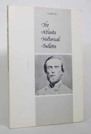 Item #017509 The Atlanta Historical Bulletin, Vol. XIX, No. 1. Jane Bonner Peacock