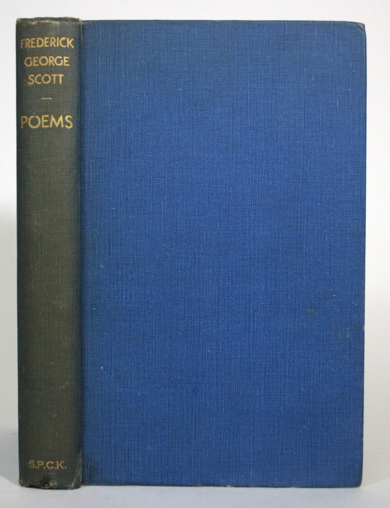 Item #017607 Poems. Frederick George Scott.