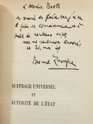 Suffrage Universel et Autorite de Letat: Leur Conciliation Effective par le Pluralisme Electoral